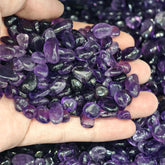 7 - 9mm Natural Uruguayan Amethyst Cleansing Stones|Tiny but Mighty Energy Crystals - StyleCrystals