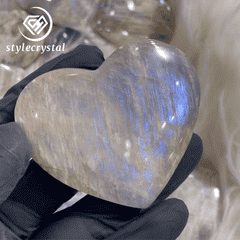 Sun and Moon Harmony Moonstone Carvings – Sold wholesale by the kilogram