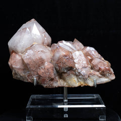 Natural Red Phantom Quartz Cluster – 6.34kg Collector's Crystal from Shanxi, China (27.5×20×25cm) - StyleCrystals