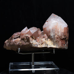 Natural Red Phantom Quartz Cluster – 6.34kg Collector's Crystal from Shanxi, China (27.5×20×25cm) - StyleCrystals