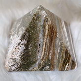 Ocean Jasper Pyramid | Hand - Polished Healing Crystal for Energy Balance, Grounding & Home Decor - StyleCrystals