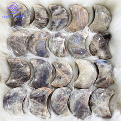 Sun and Moon Harmony Moonstone Carvings – Sold wholesale by the kilogram - StyleCrystals