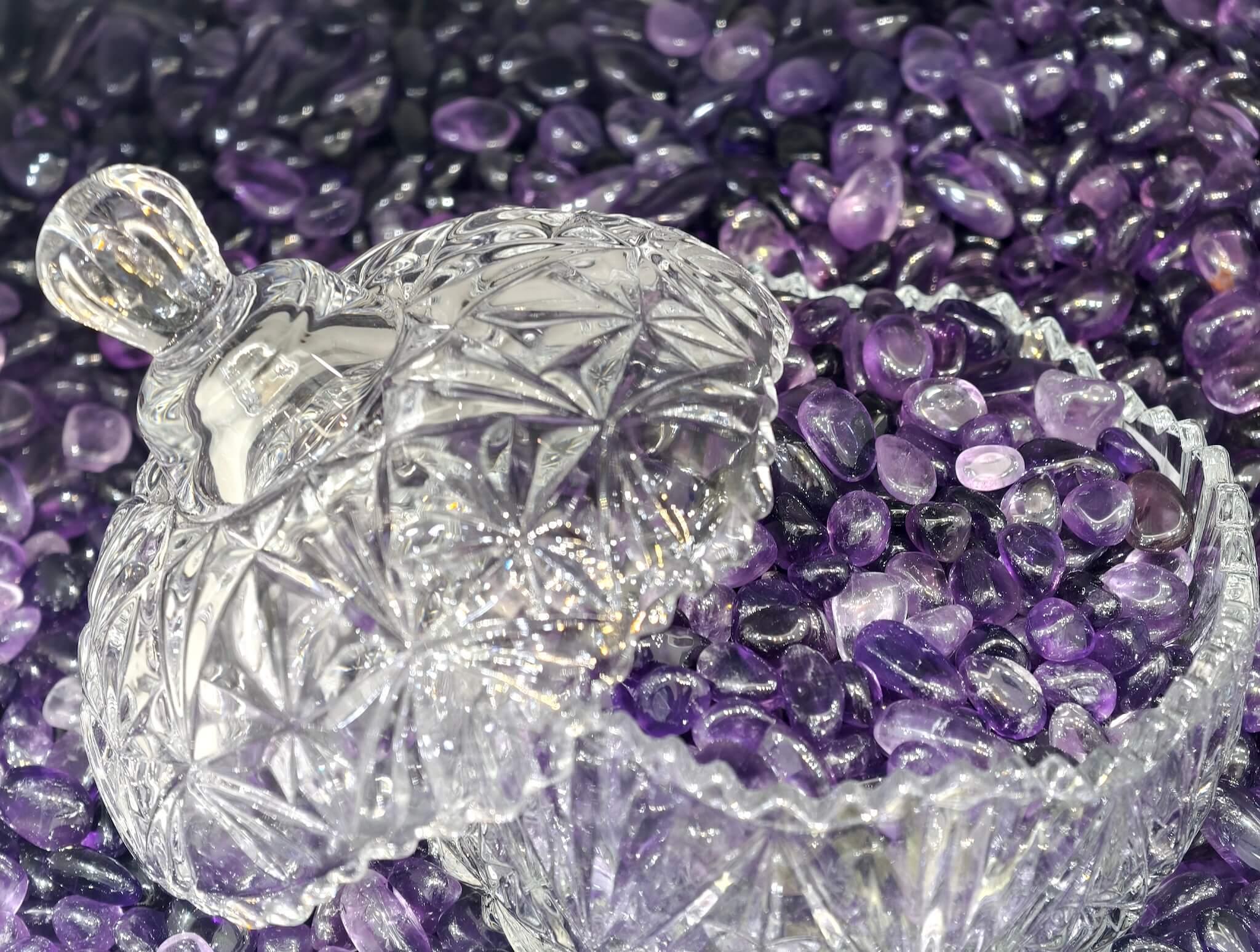 7 - 9mm Natural Uruguayan Amethyst Cleansing Stones｜Tiny but Mighty Energy Crystals - StyleCrystals