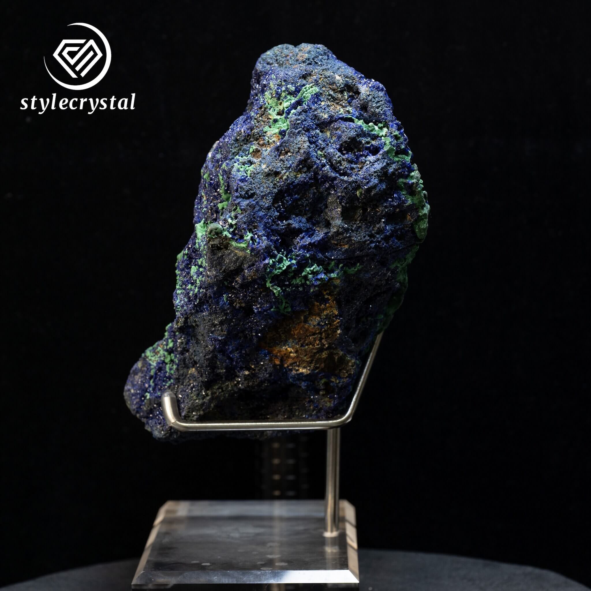 Rare Azurite Malachite Mineral Specimen with Vibrant Texture – 5.38kg Collector’s Piece from StyleCrystal - StyleCrystals
