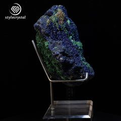 Rare Azurite Malachite Mineral Specimen with Vibrant Texture – 5.38kg Collector’s Piece from StyleCrystal - StyleCrystals